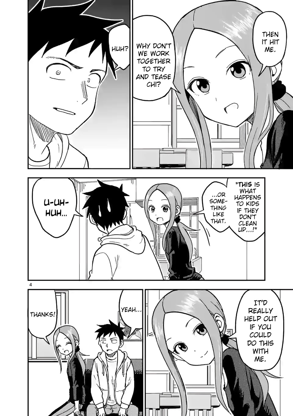 Karakai Jouzu no (Moto) Takagi-san chapter 133 - page 4