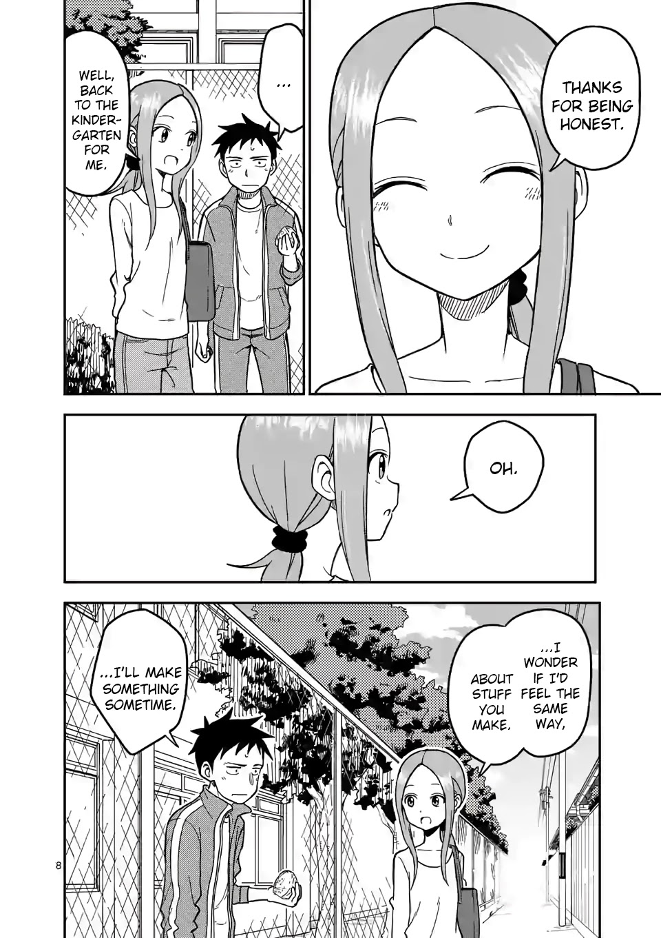 Karakai Jouzu no (Moto) Takagi-san chapter 136 - page 8