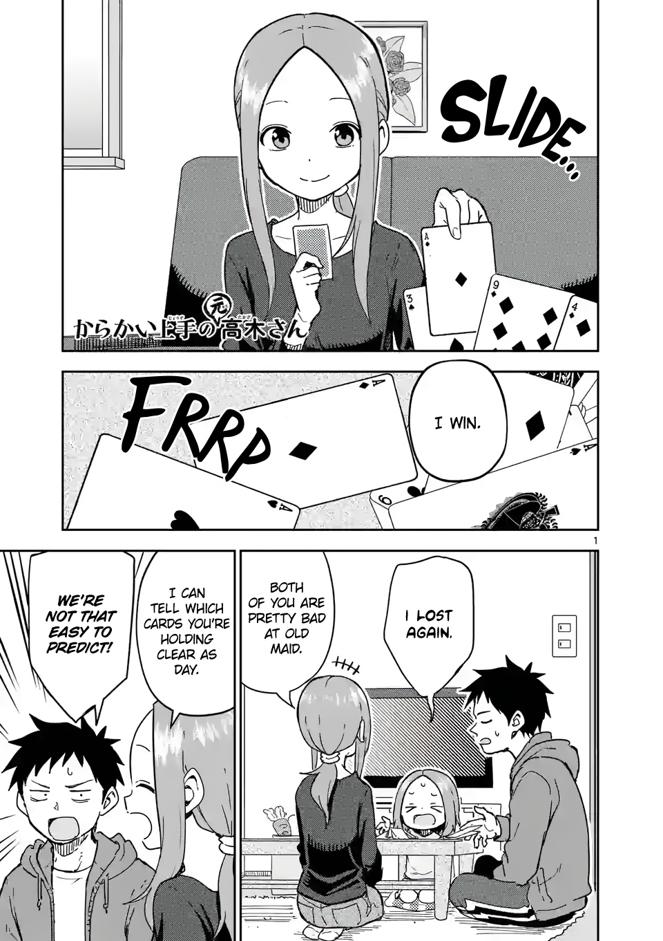 Karakai Jouzu no (Moto) Takagi-san chapter 269 - page 1