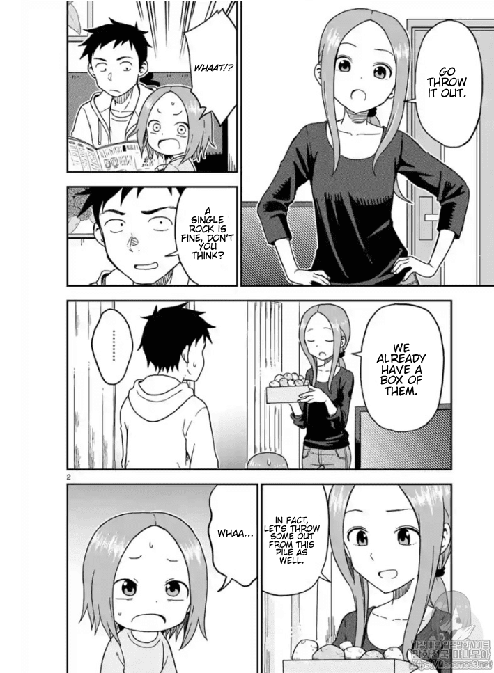 Karakai Jouzu no (Moto) Takagi-san chapter 84 - page 2