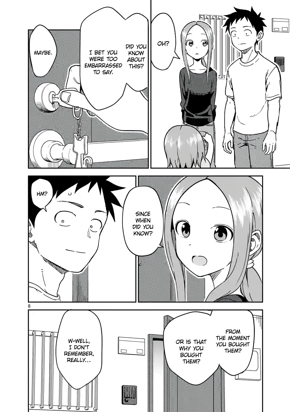 Karakai Jouzu no (Moto) Takagi-san chapter 239 - page 8