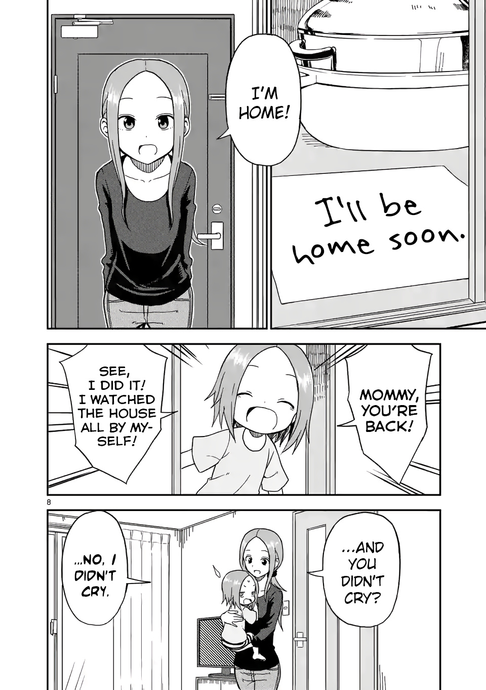 Karakai Jouzu no (Moto) Takagi-san chapter 87 - page 8