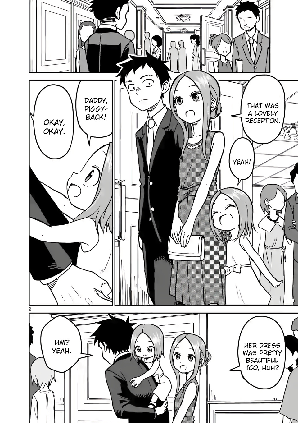 Karakai Jouzu no (Moto) Takagi-san chapter 140 - page 2