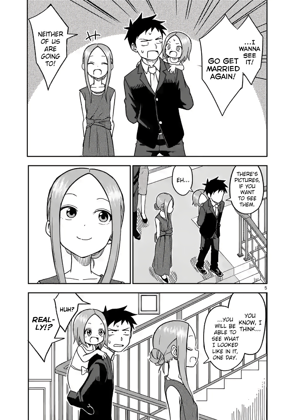 Karakai Jouzu no (Moto) Takagi-san chapter 140 - page 5