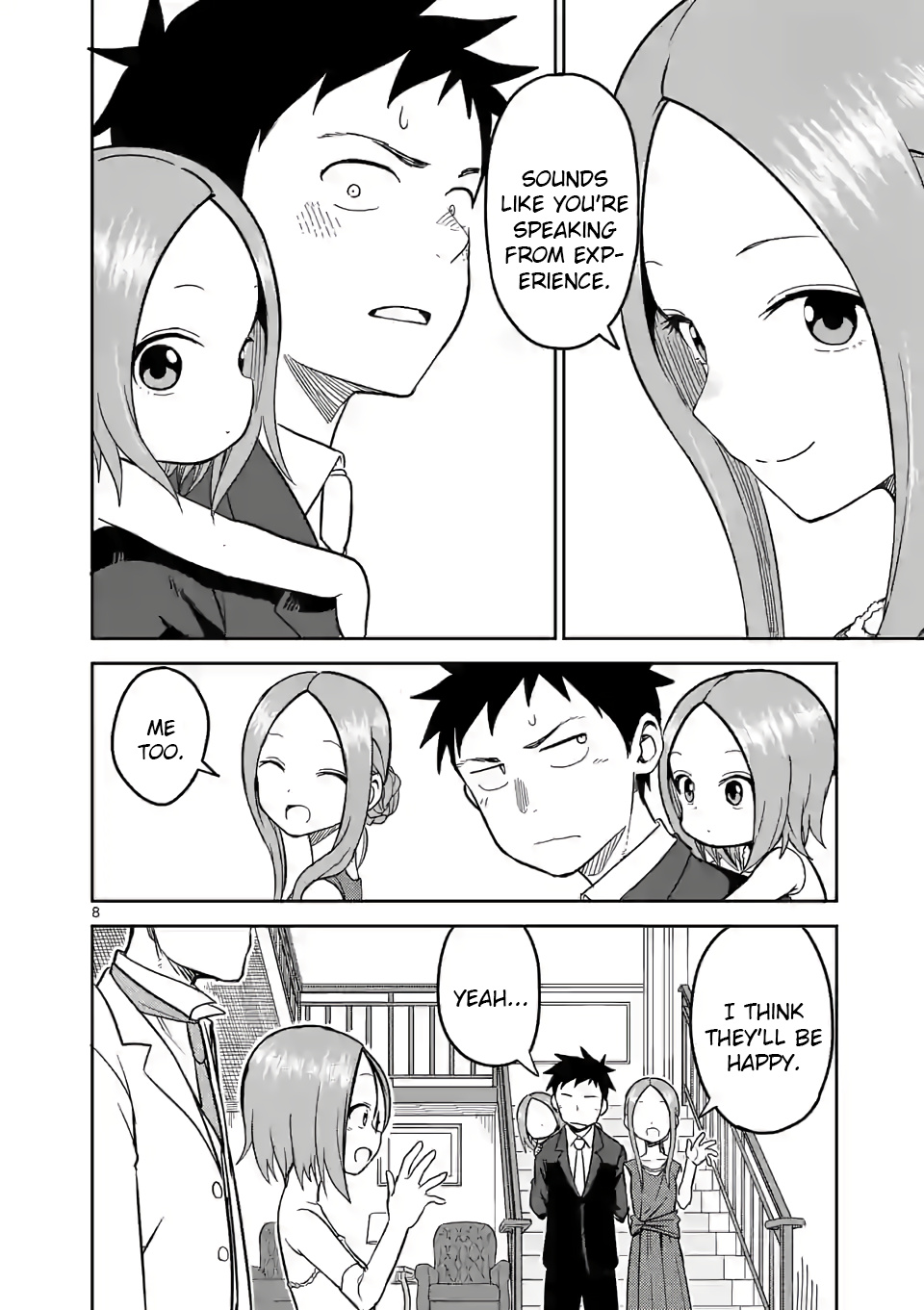 Karakai Jouzu no (Moto) Takagi-san chapter 140 - page 8