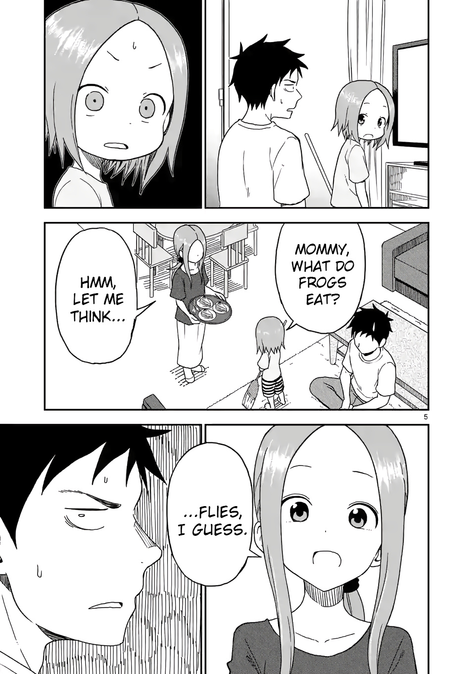 Karakai Jouzu no (Moto) Takagi-san chapter 89 - page 5