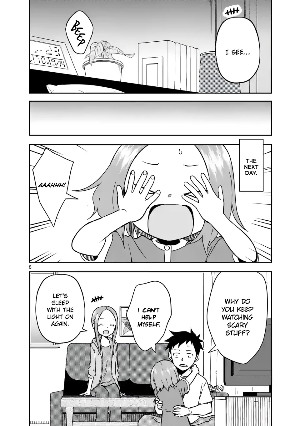 Karakai Jouzu no (Moto) Takagi-san chapter 244 - page 8