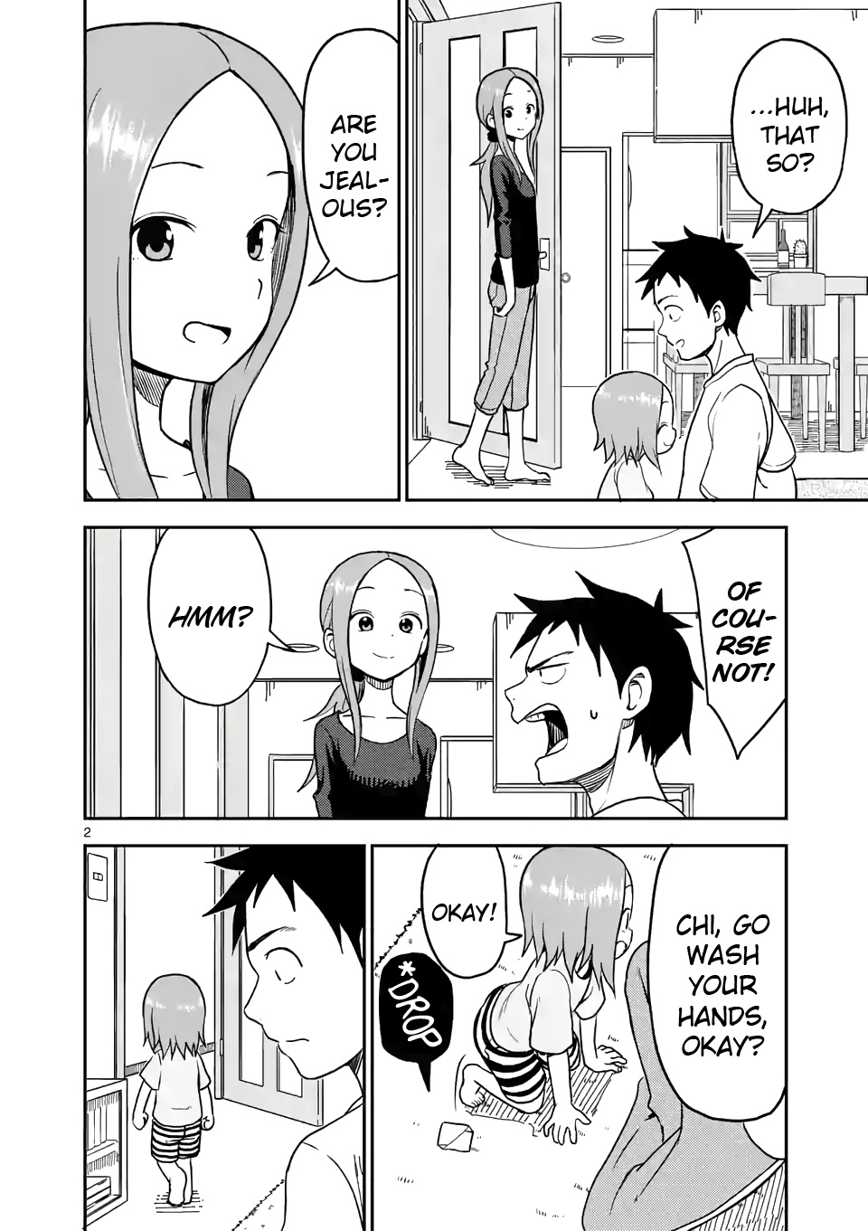 Karakai Jouzu no (Moto) Takagi-san chapter 91 - page 2