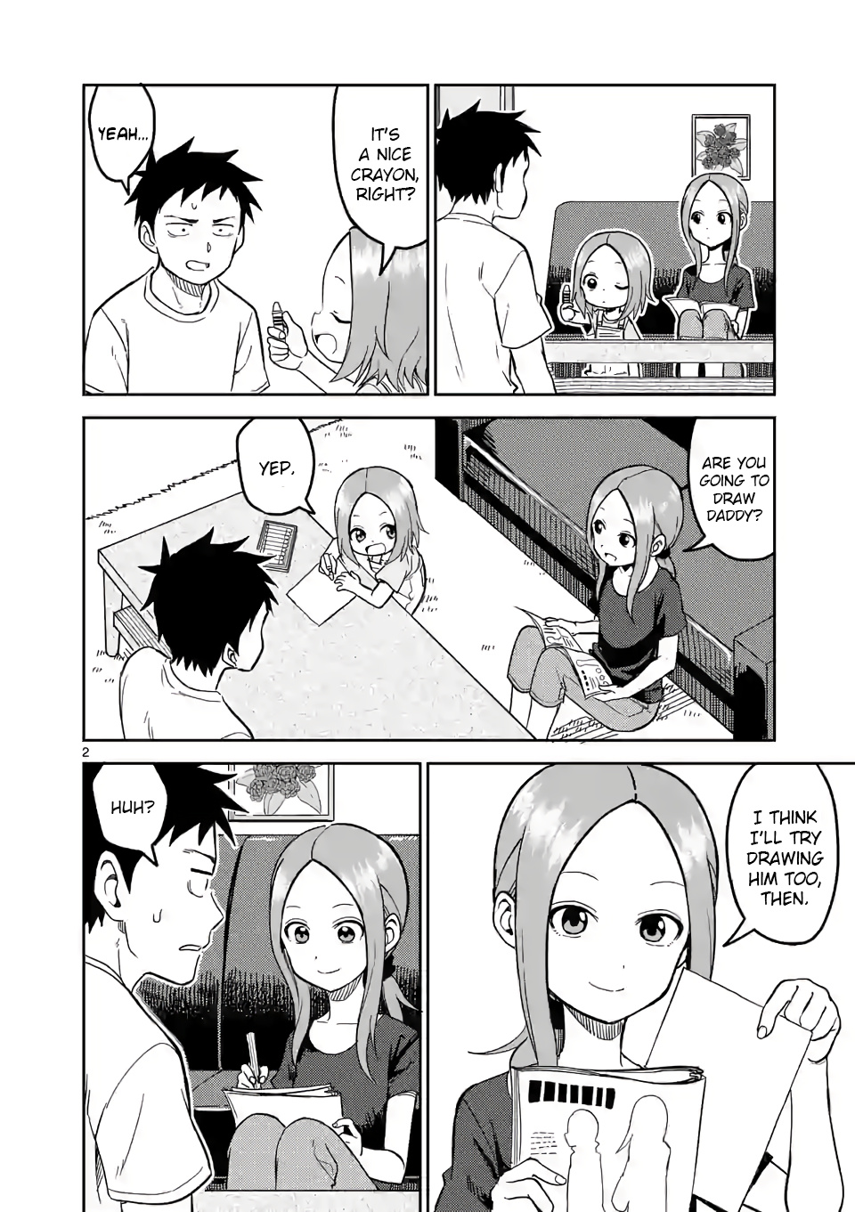 Karakai Jouzu no (Moto) Takagi-san chapter 143 - page 2