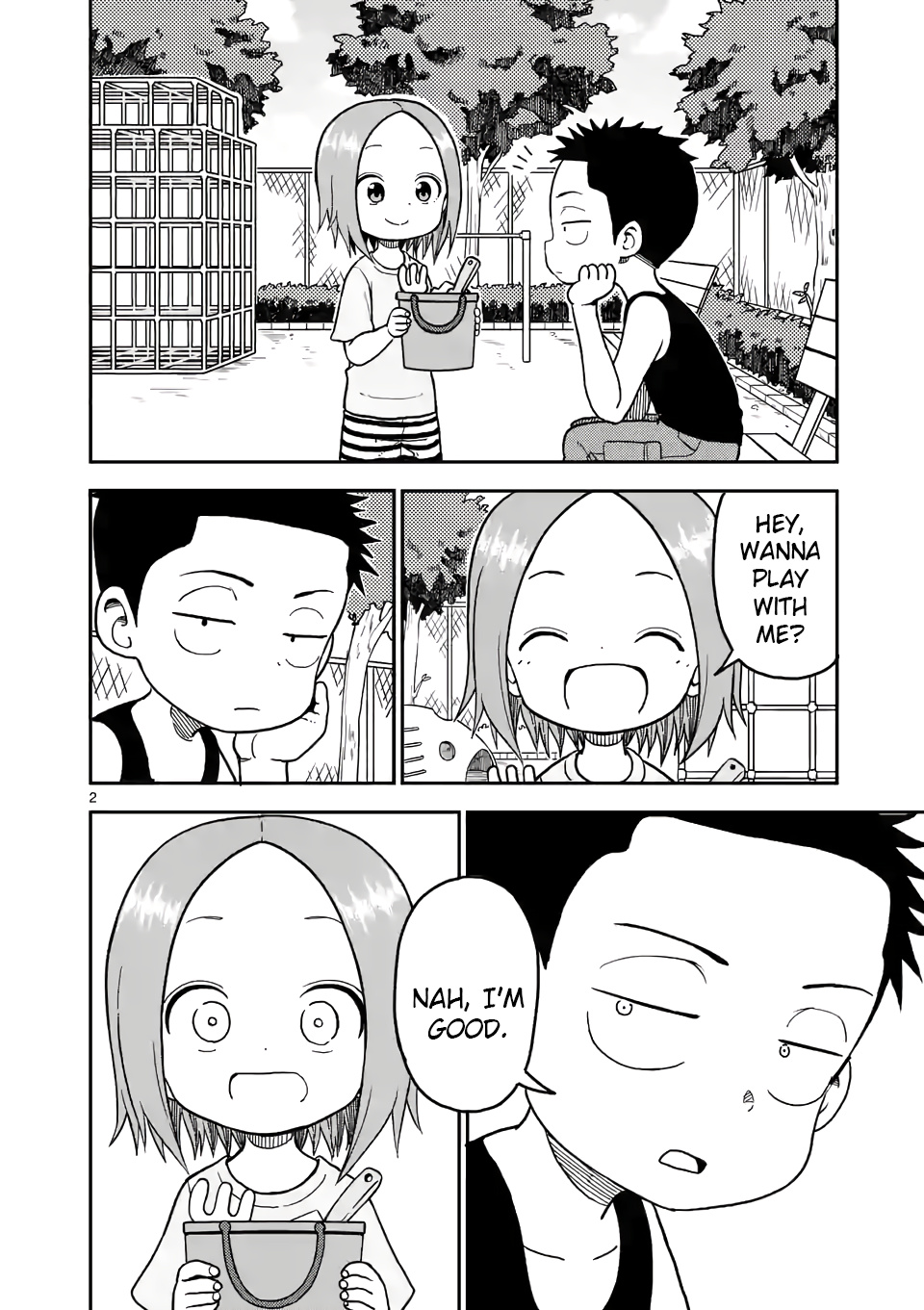 Karakai Jouzu no (Moto) Takagi-san chapter 93 - page 2