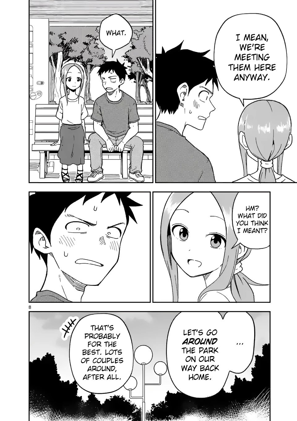 Karakai Jouzu no (Moto) Takagi-san chapter 195 - page 8