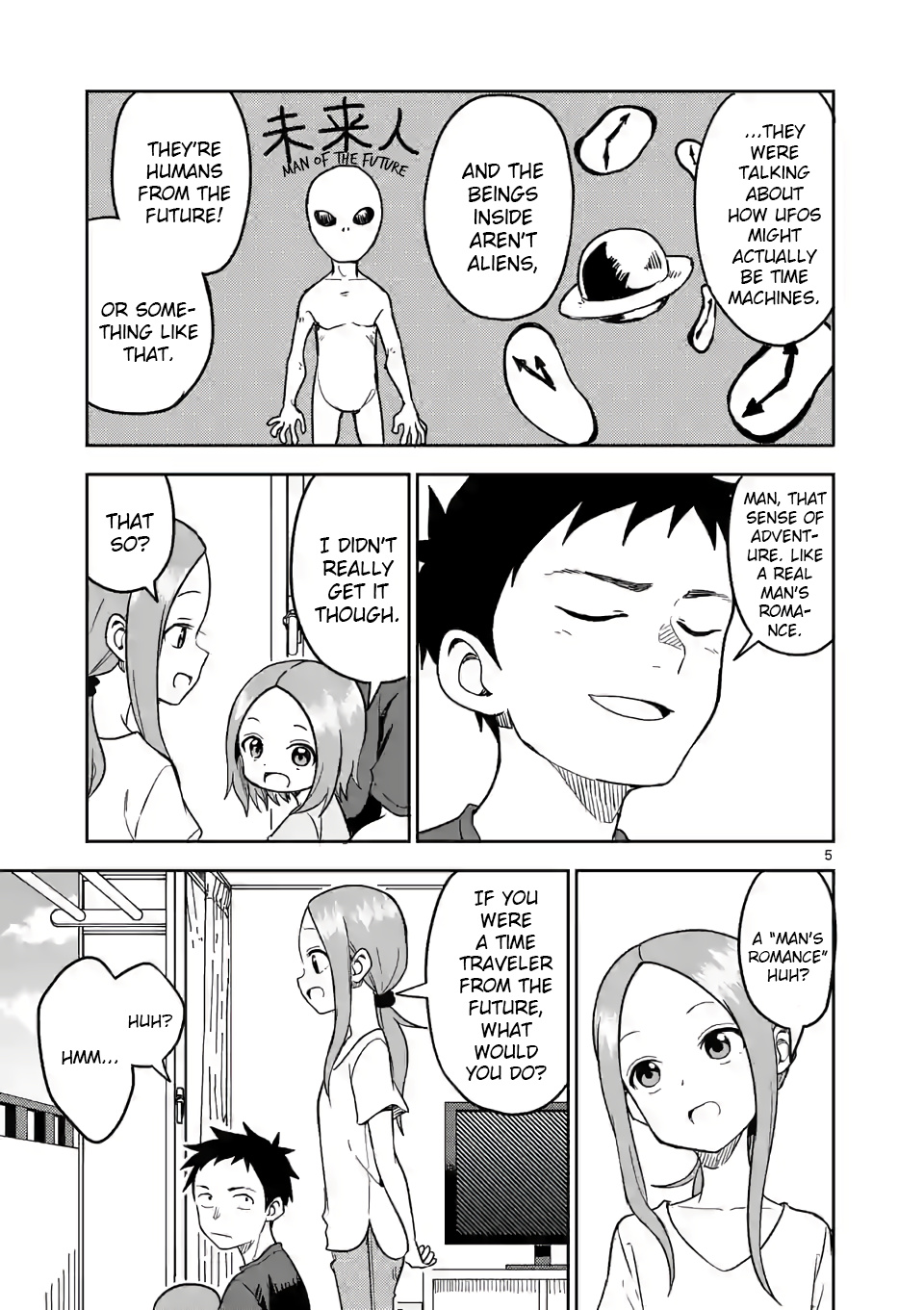 Karakai Jouzu no (Moto) Takagi-san chapter 145 - page 5