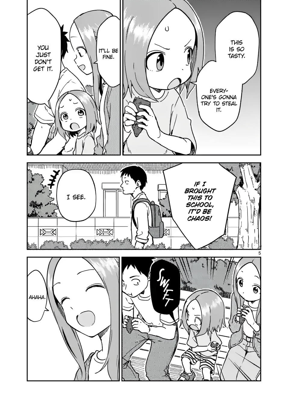 Karakai Jouzu no (Moto) Takagi-san chapter 247 - page 5