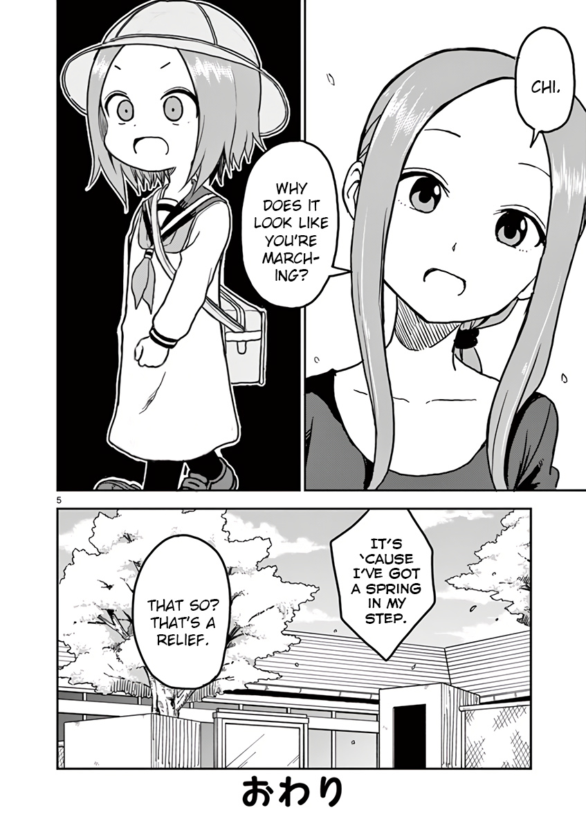 Karakai Jouzu no (Moto) Takagi-san chapter 93.5 - page 5