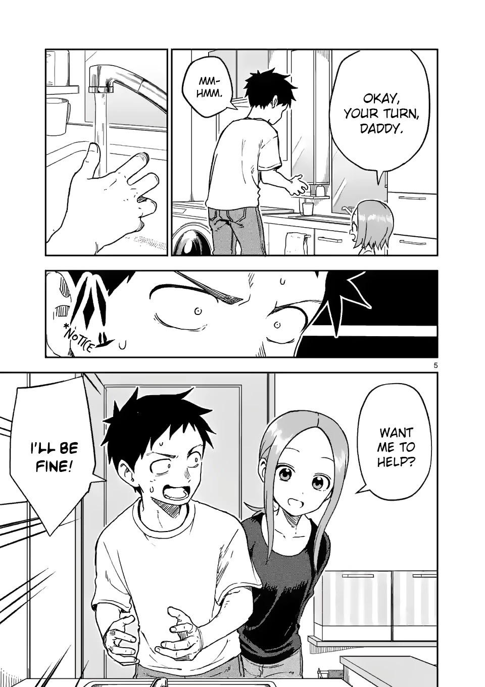 Karakai Jouzu no (Moto) Takagi-san chapter 197 - page 5