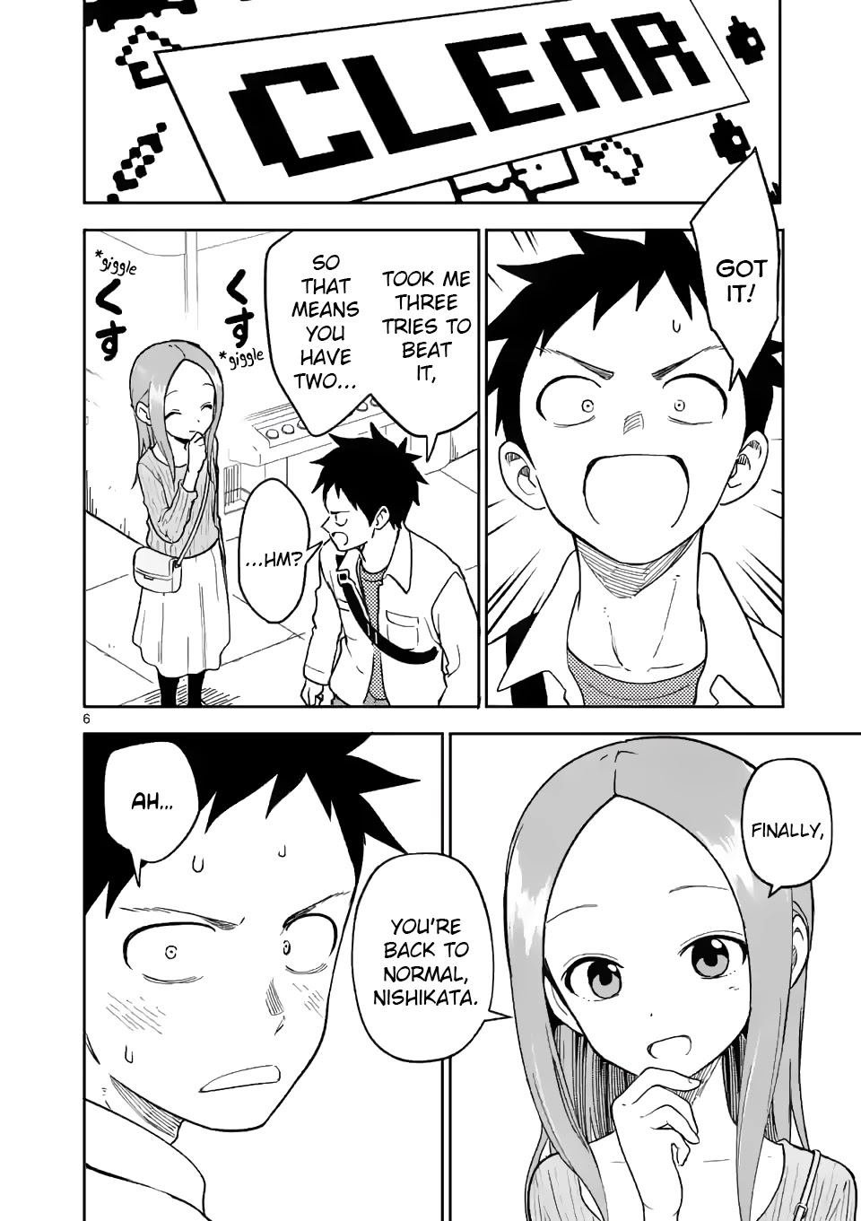 Karakai Jouzu no (Moto) Takagi-san chapter 199 - page 6