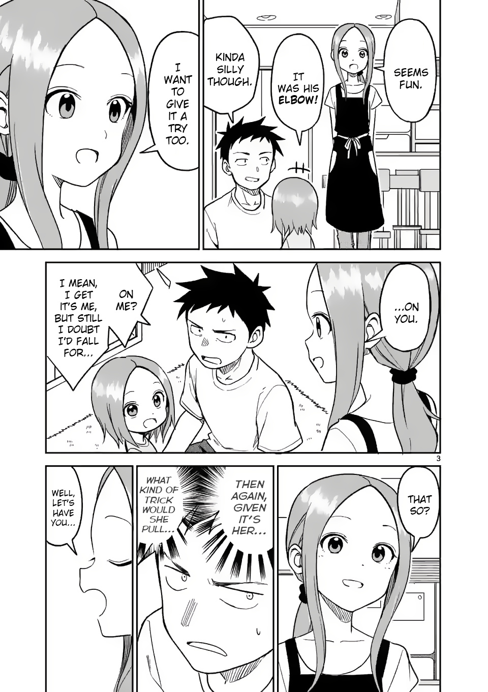 Karakai Jouzu no (Moto) Takagi-san chapter 149 - page 3