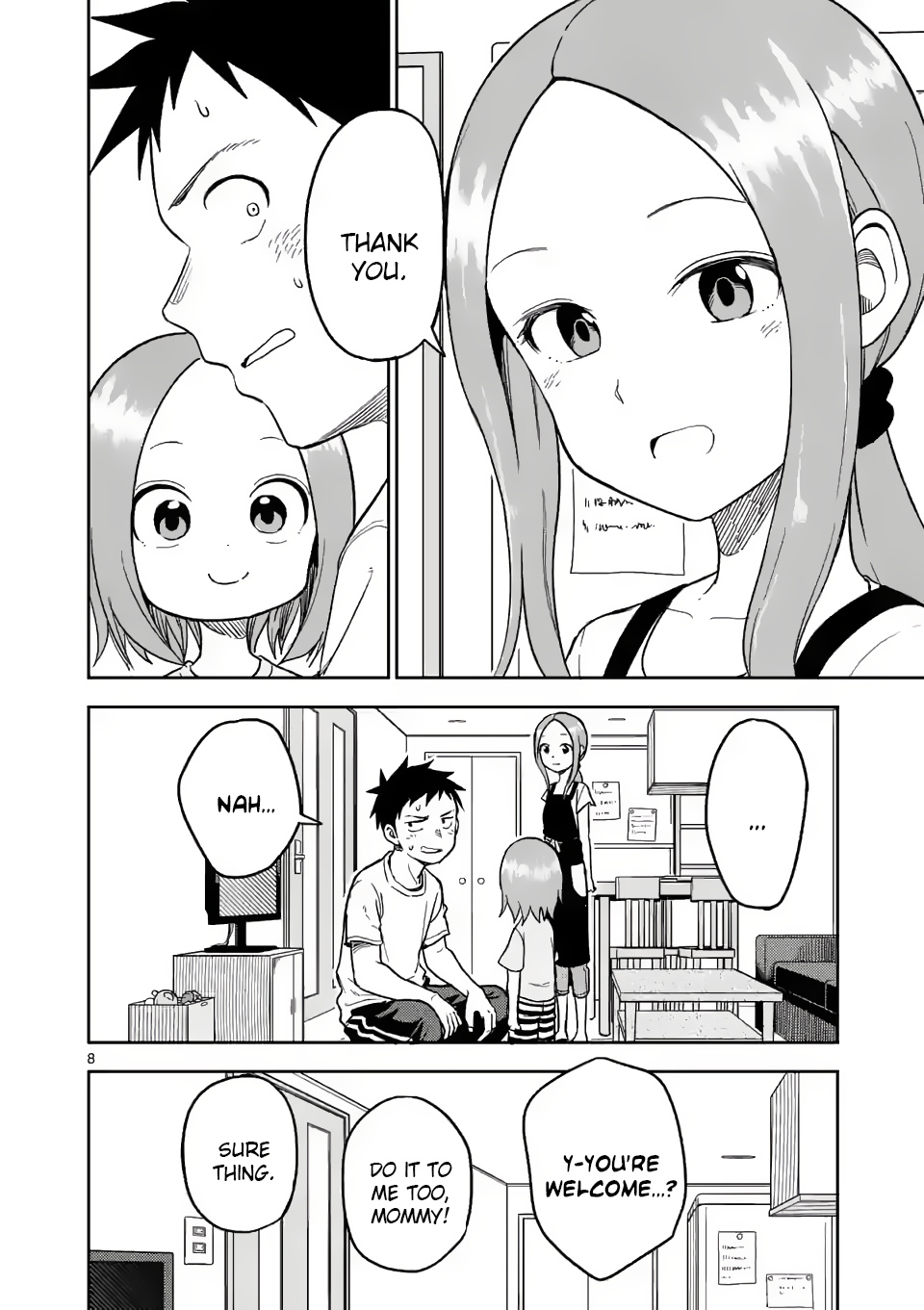 Karakai Jouzu no (Moto) Takagi-san chapter 149 - page 8