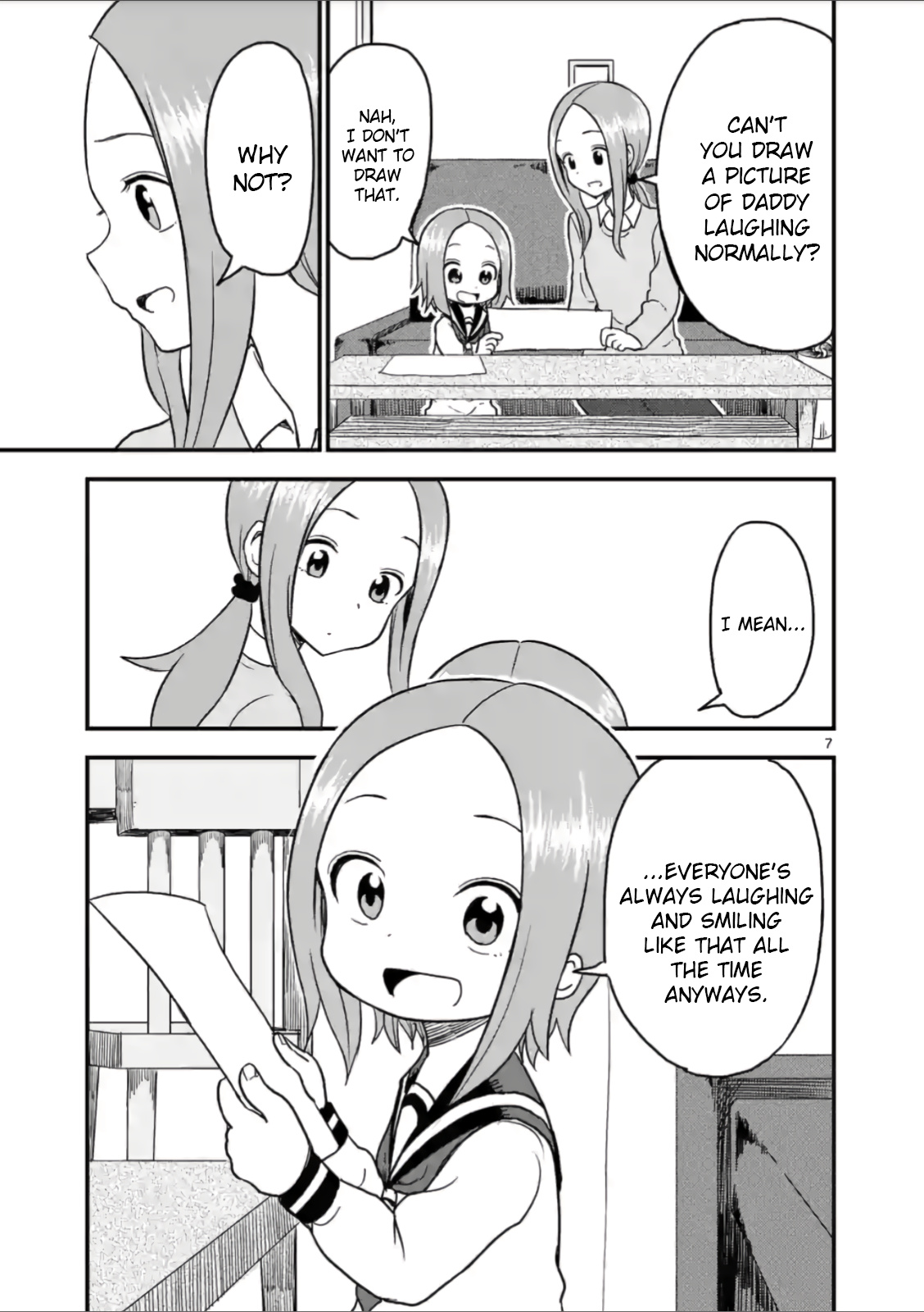 Karakai Jouzu no (Moto) Takagi-san chapter 24 - page 7