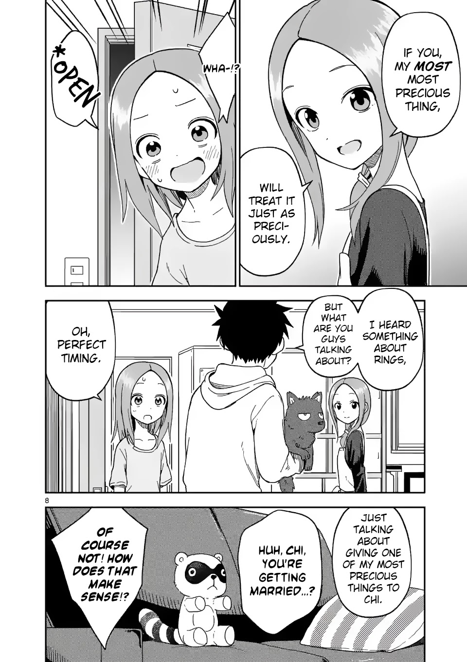 Karakai Jouzu no (Moto) Takagi-san chapter 200 - page 8