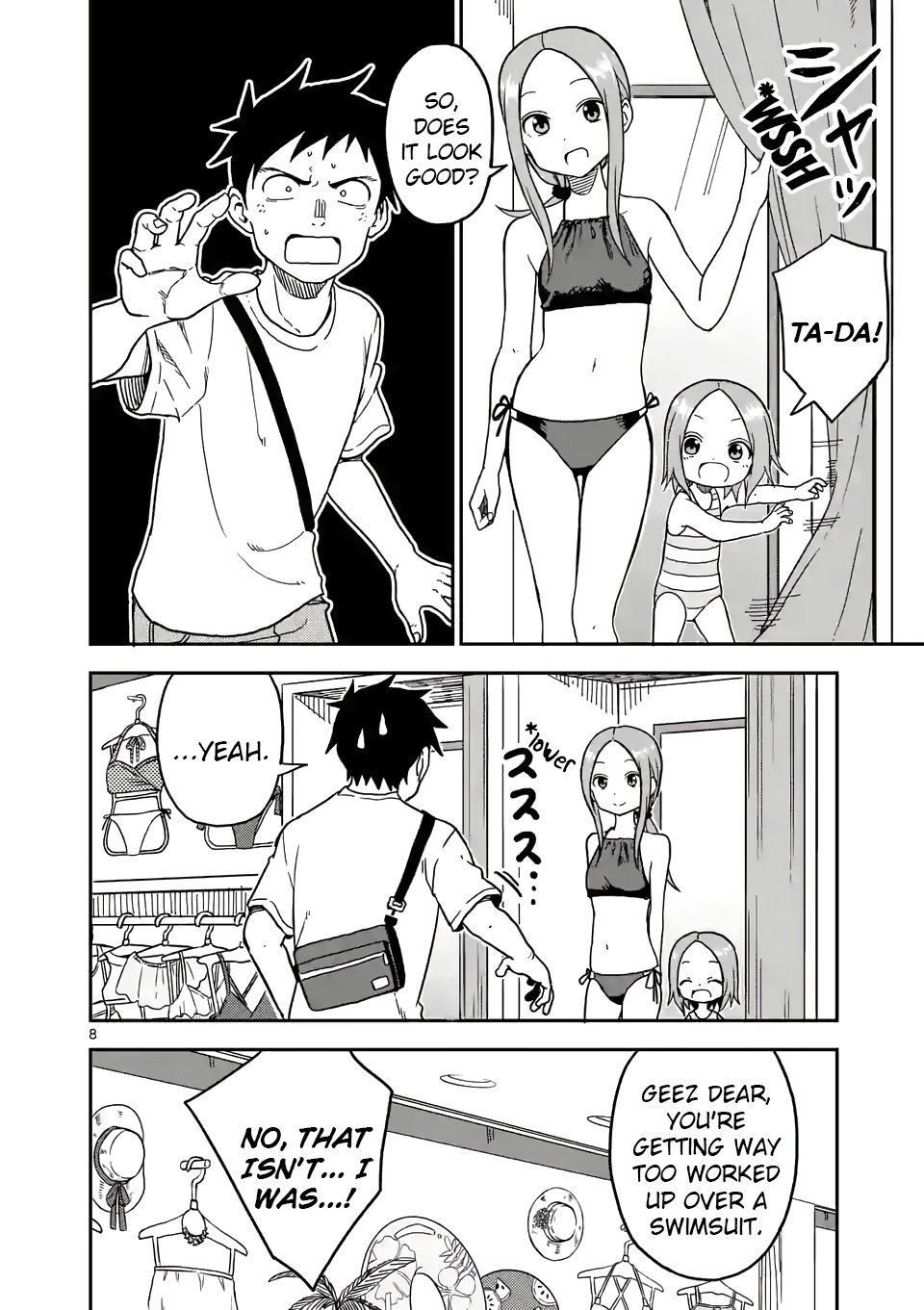 Karakai Jouzu no (Moto) Takagi-san chapter 96 - page 8