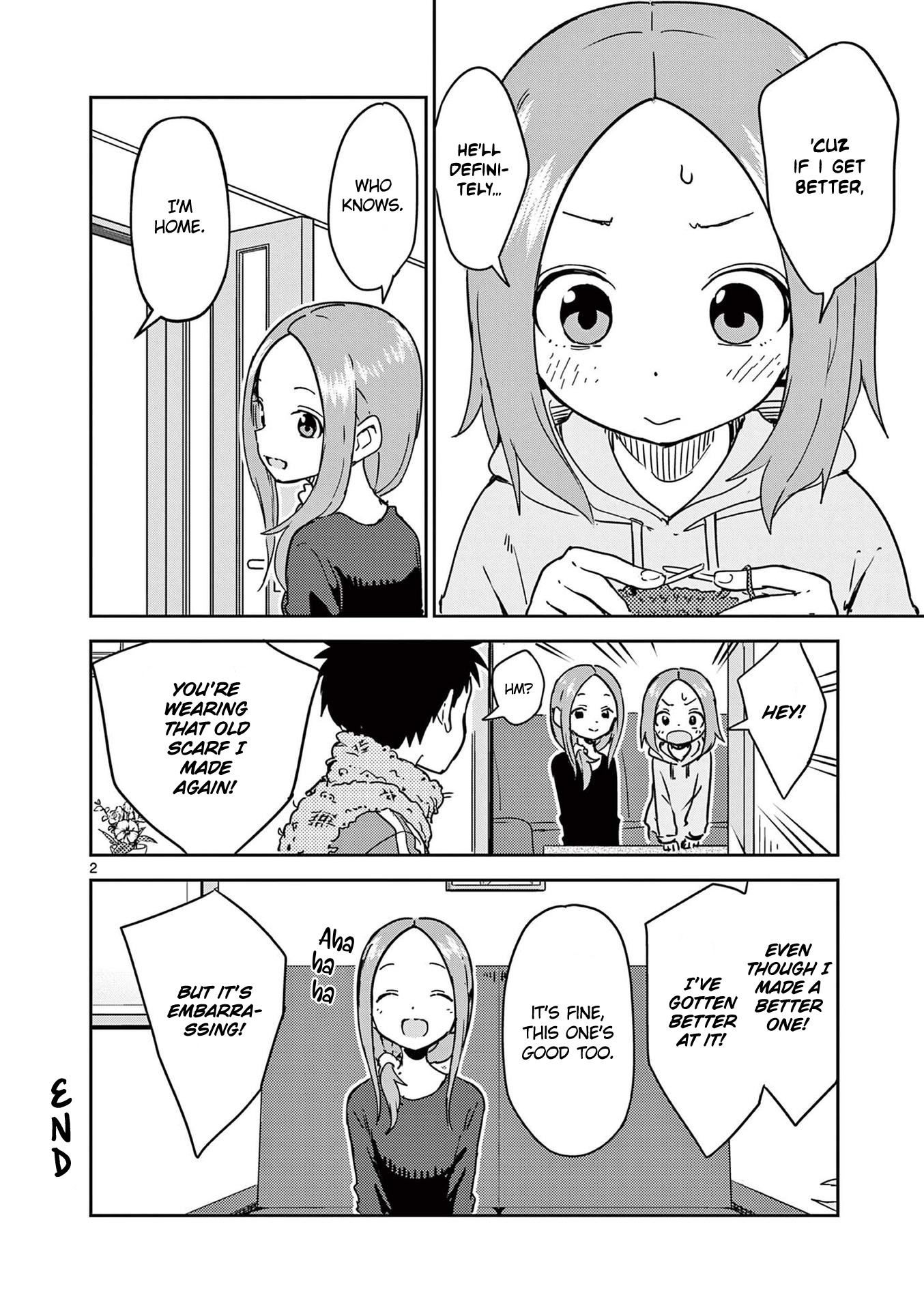 Karakai Jouzu no (Moto) Takagi-san chapter 250.5 - page 2