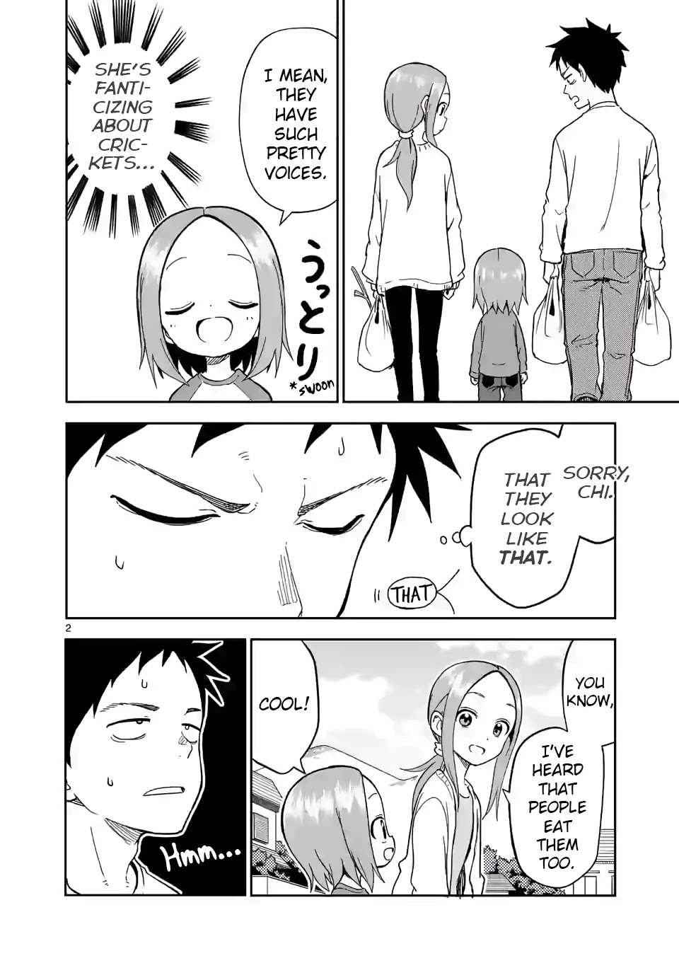 Karakai Jouzu no (Moto) Takagi-san chapter 201 - page 2