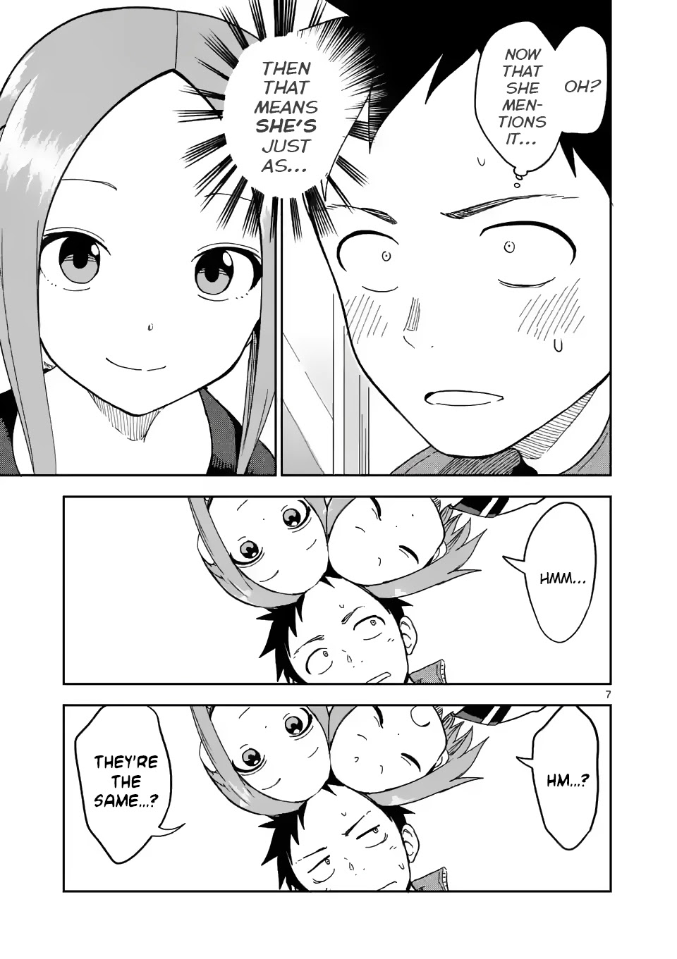 Karakai Jouzu no (Moto) Takagi-san chapter 203 - page 7