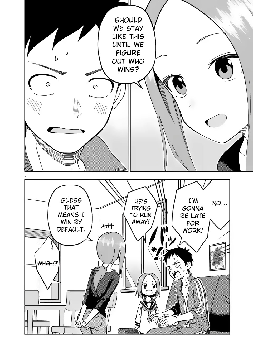 Karakai Jouzu no (Moto) Takagi-san chapter 203 - page 8