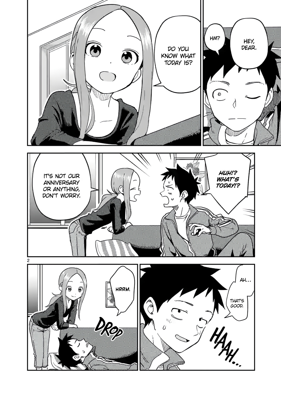 Karakai Jouzu no (Moto) Takagi-san chapter 254 - page 2