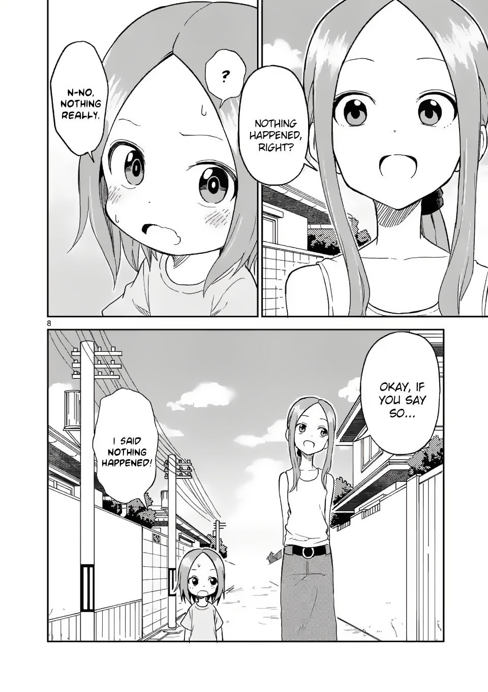 Karakai Jouzu no (Moto) Takagi-san chapter 154 - page 8