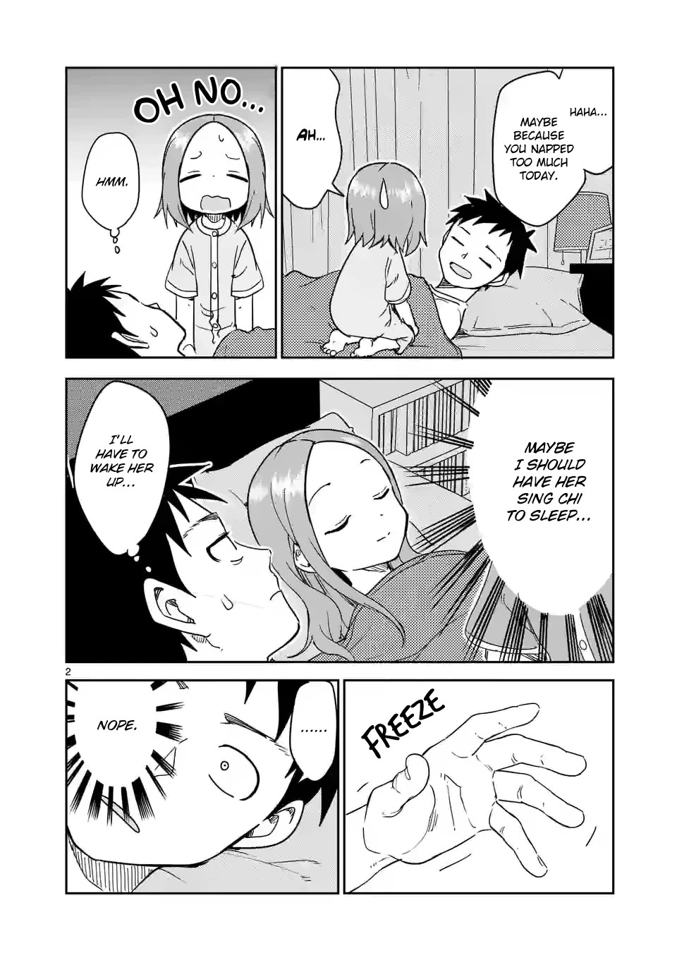 Karakai Jouzu no (Moto) Takagi-san chapter 290 - page 2