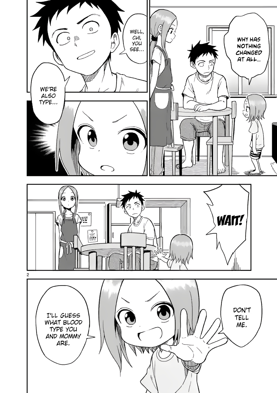 Karakai Jouzu no (Moto) Takagi-san chapter 155 - page 2