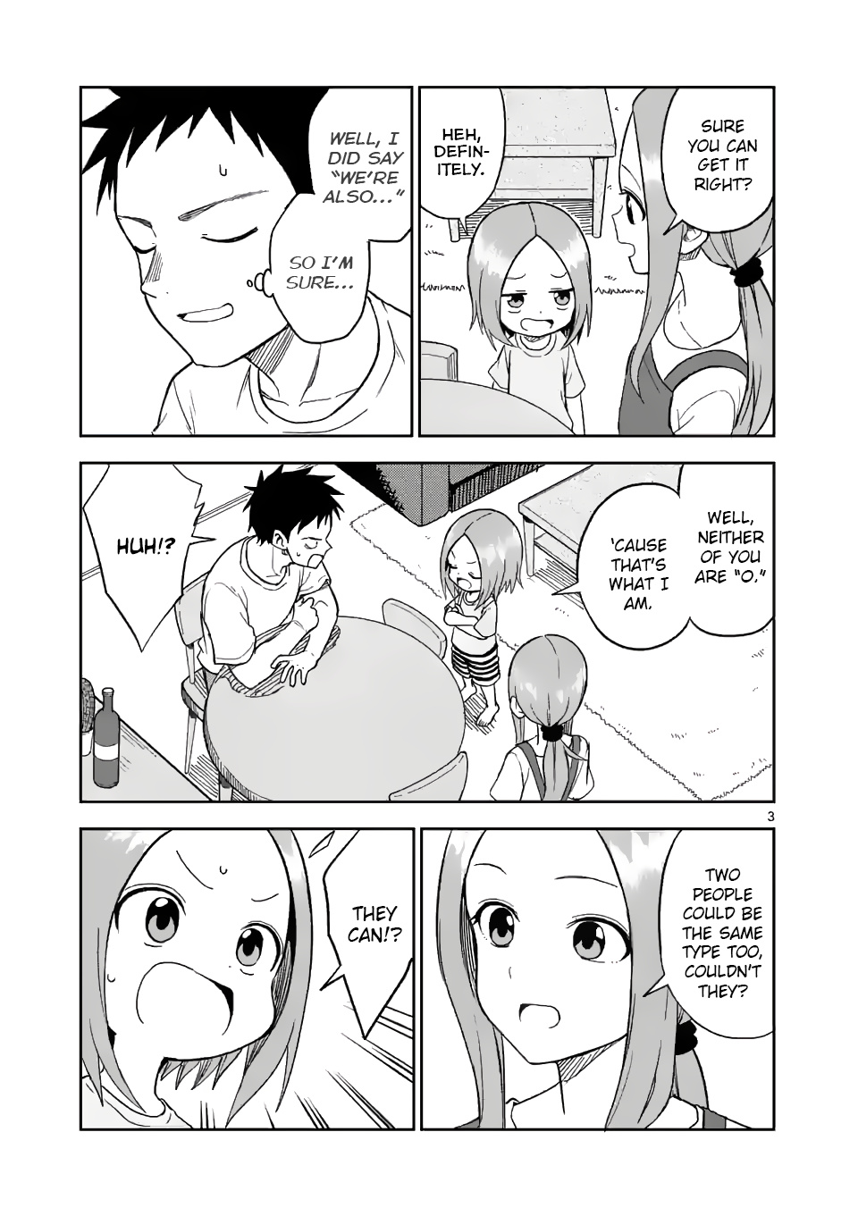 Karakai Jouzu no (Moto) Takagi-san chapter 155 - page 3