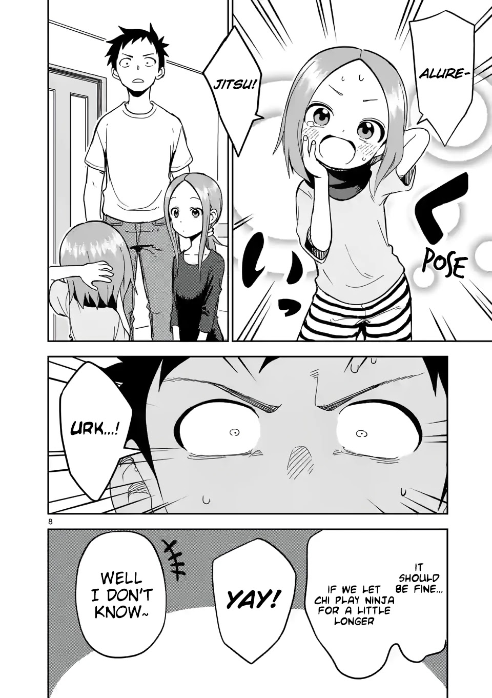 Karakai Jouzu no (Moto) Takagi-san Chapter 206 - page 8