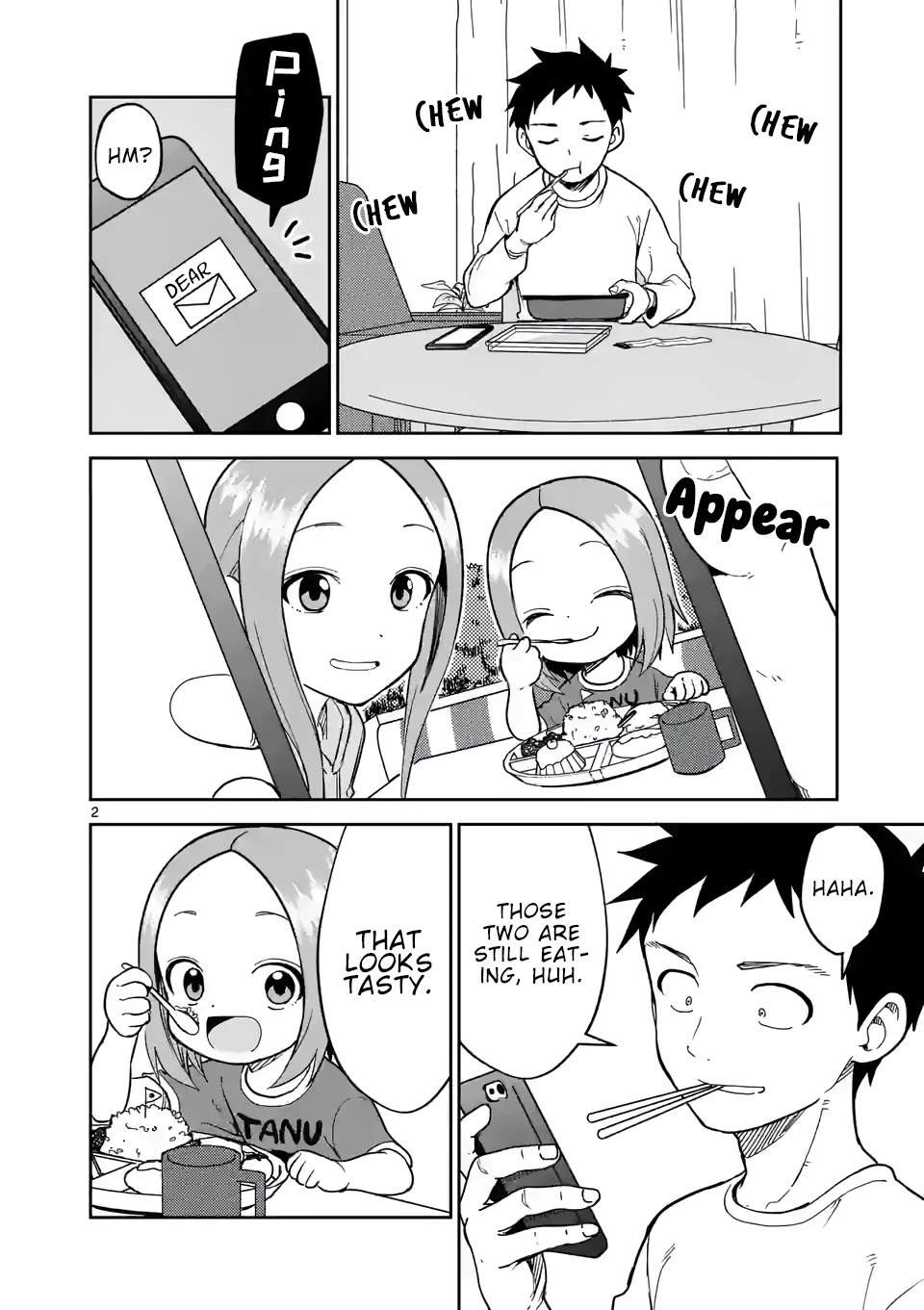 Karakai Jouzu no (Moto) Takagi-san chapter 207 - page 2