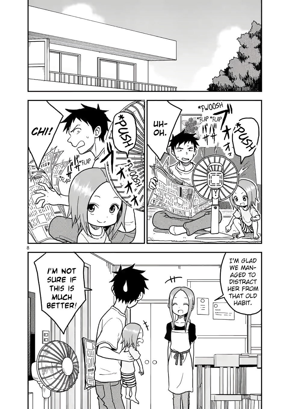 Karakai Jouzu no (Moto) Takagi-san chapter 104 - page 8