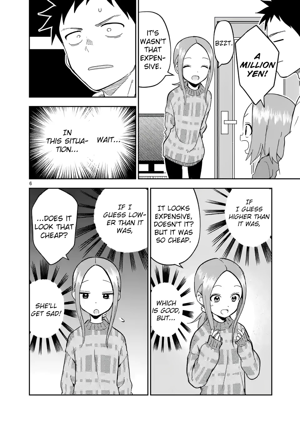 Karakai Jouzu no (Moto) Takagi-san chapter 208 - page 6