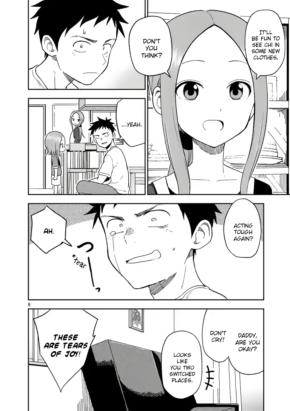 Karakai Jouzu no (Moto) Takagi-san chapter 156 - page 8