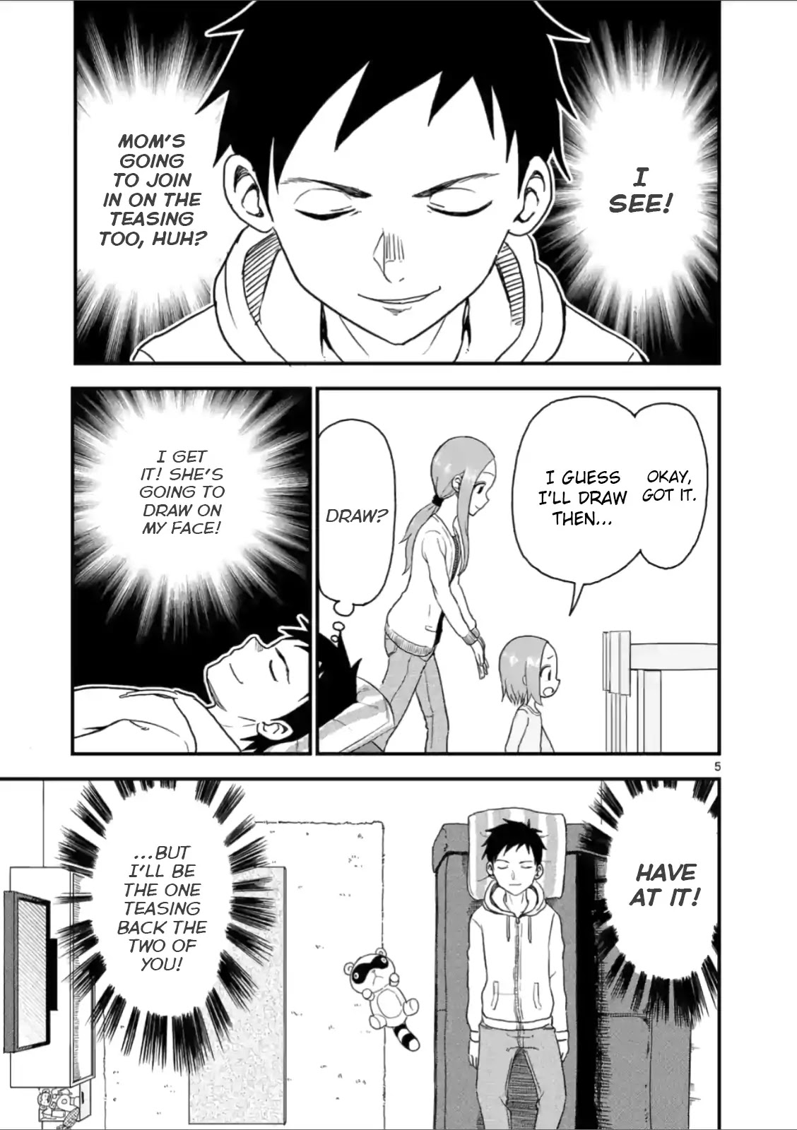 Karakai Jouzu no (Moto) Takagi-san chapter 32 - page 5