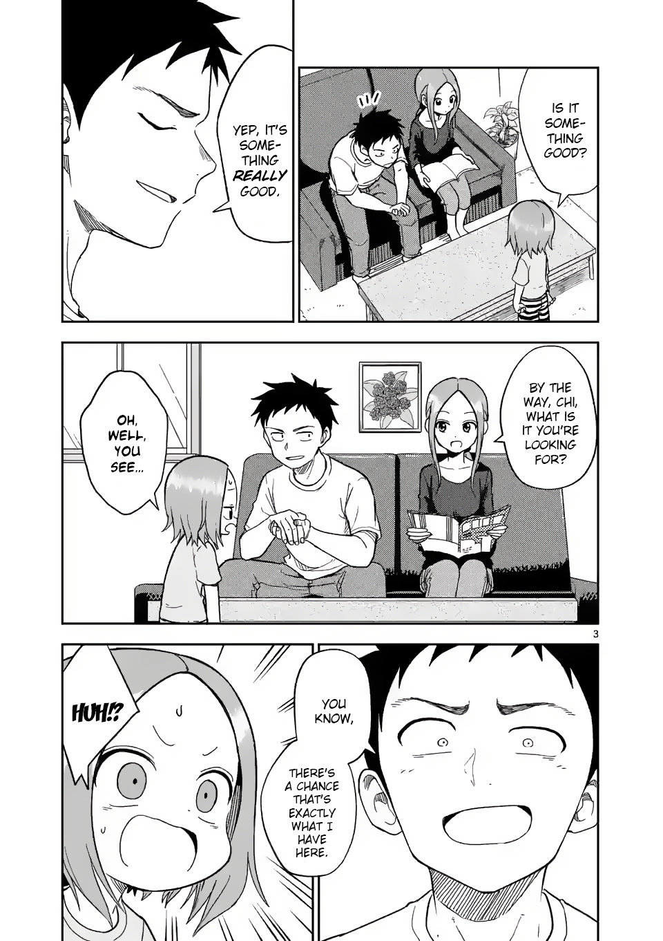 Karakai Jouzu no (Moto) Takagi-san chapter 157 - page 3