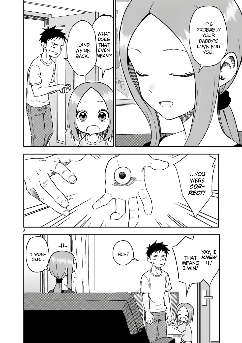 Karakai Jouzu no (Moto) Takagi-san chapter 157 - page 8