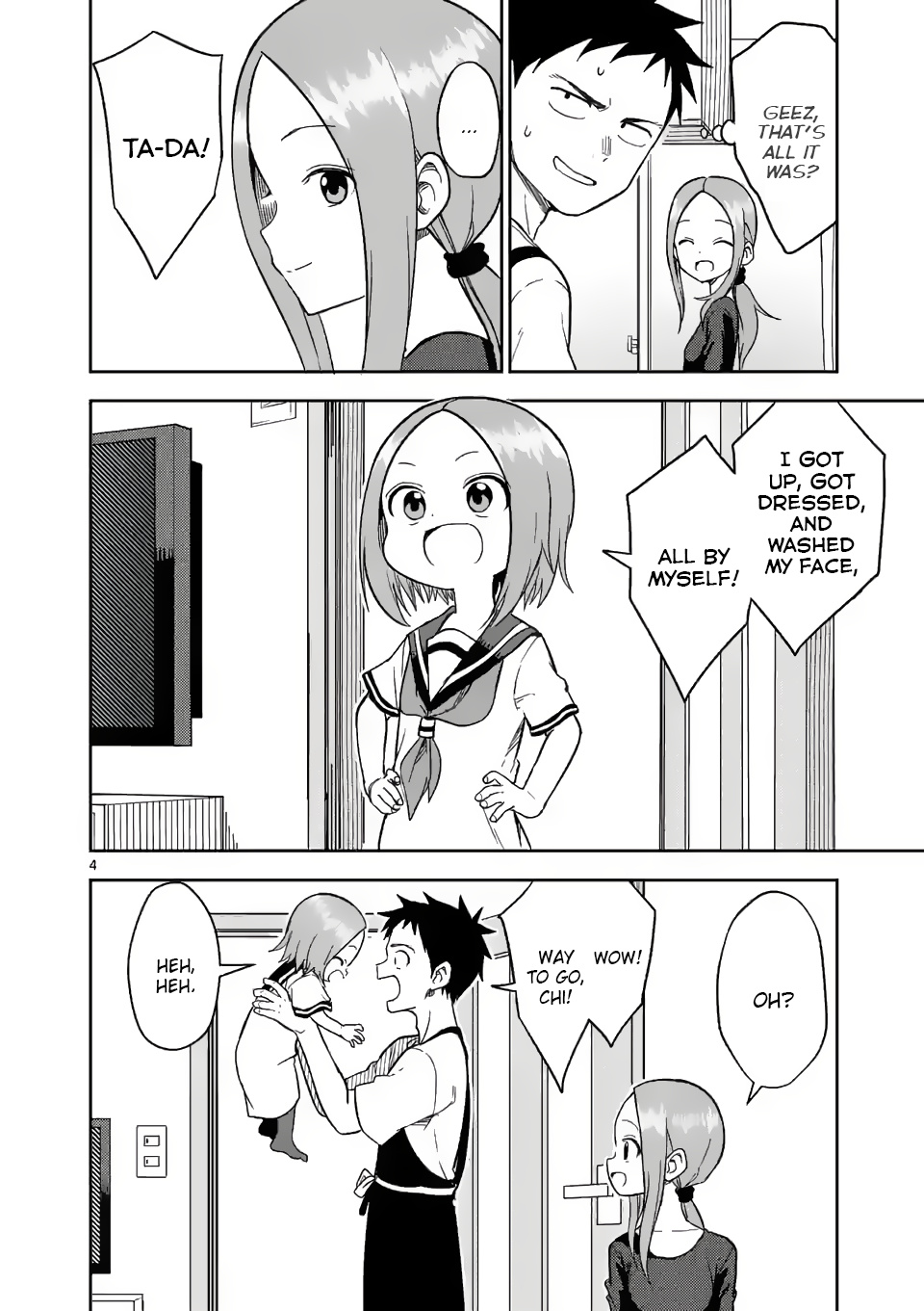 Karakai Jouzu no (Moto) Takagi-san chapter 158 - page 4