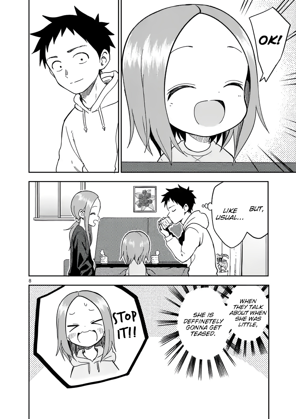 Karakai Jouzu no (Moto) Takagi-san chapter 210 - page 8