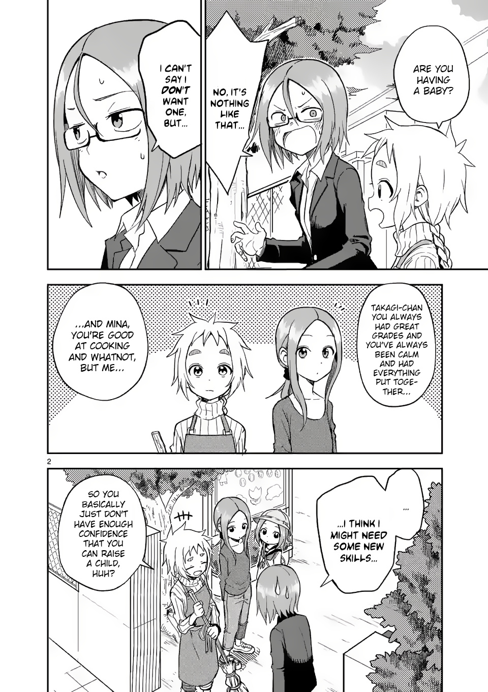 Karakai Jouzu no (Moto) Takagi-san chapter 160 - page 2