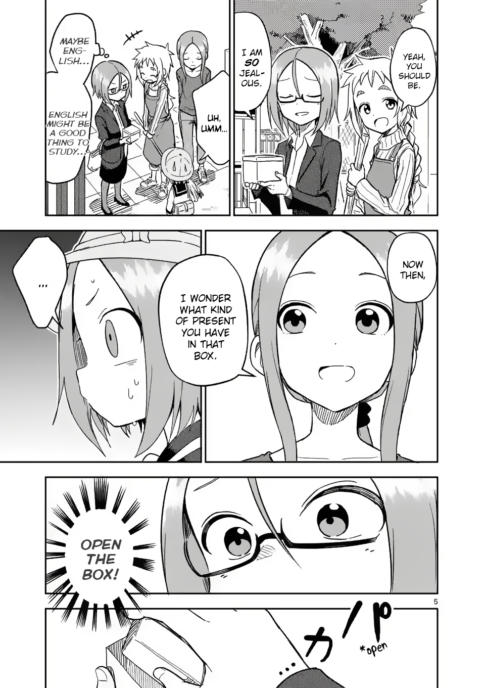 Karakai Jouzu no (Moto) Takagi-san chapter 160 - page 5