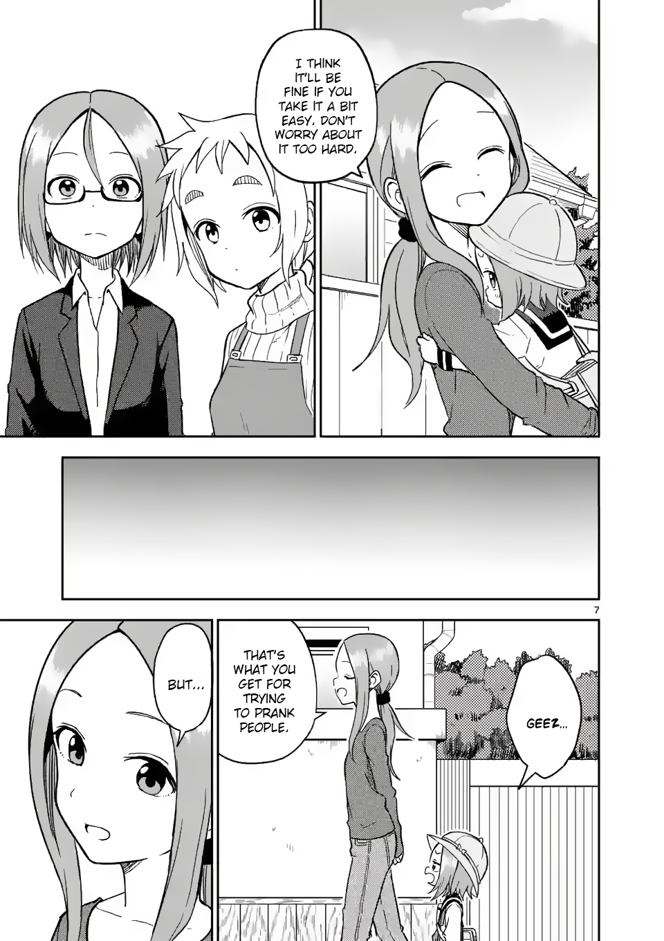 Karakai Jouzu no (Moto) Takagi-san chapter 160 - page 7