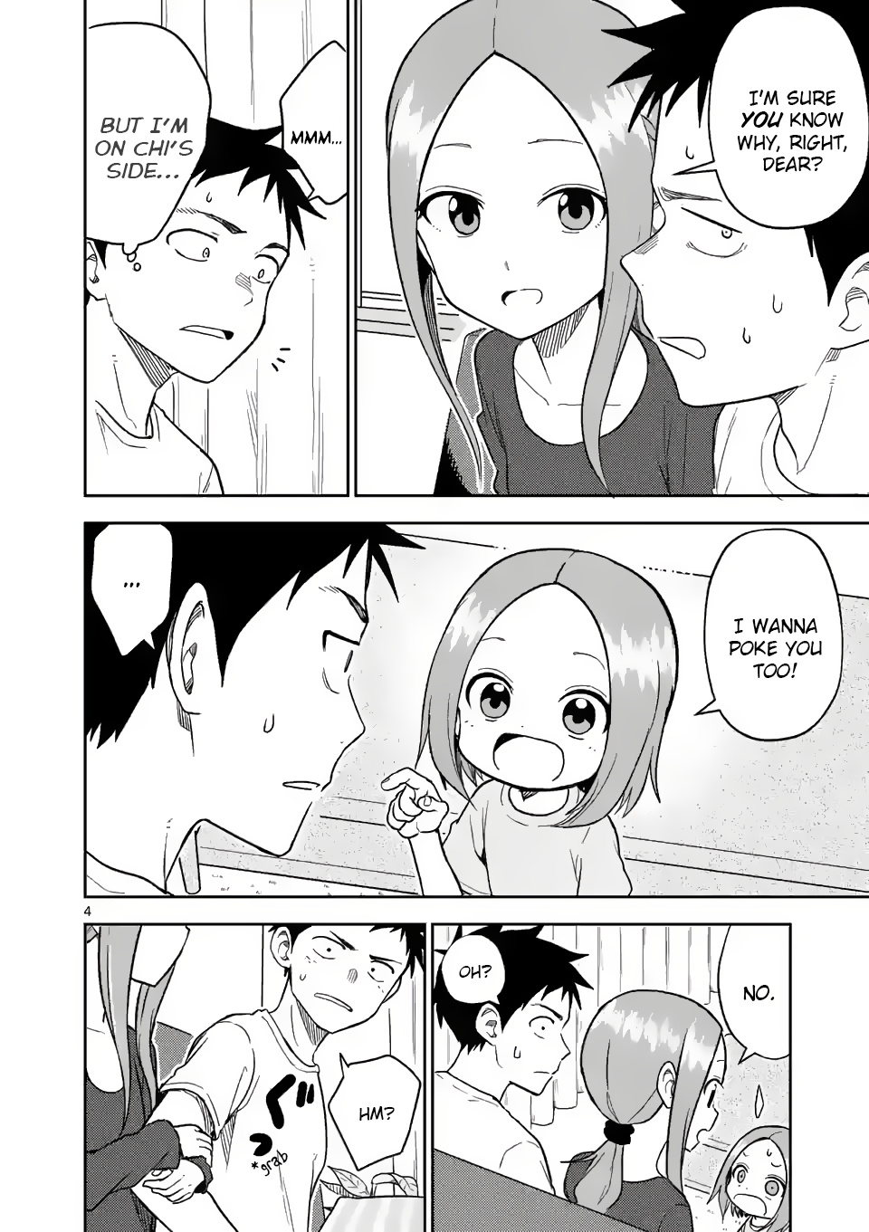 Karakai Jouzu no (Moto) Takagi-san chapter 161 - page 4