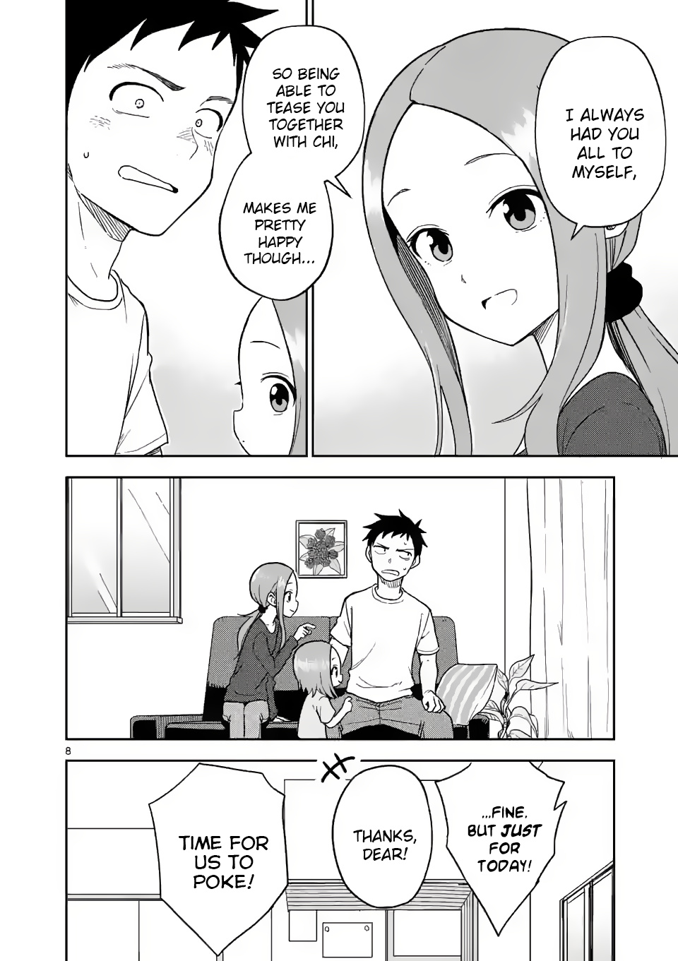 Karakai Jouzu no (Moto) Takagi-san chapter 161 - page 8