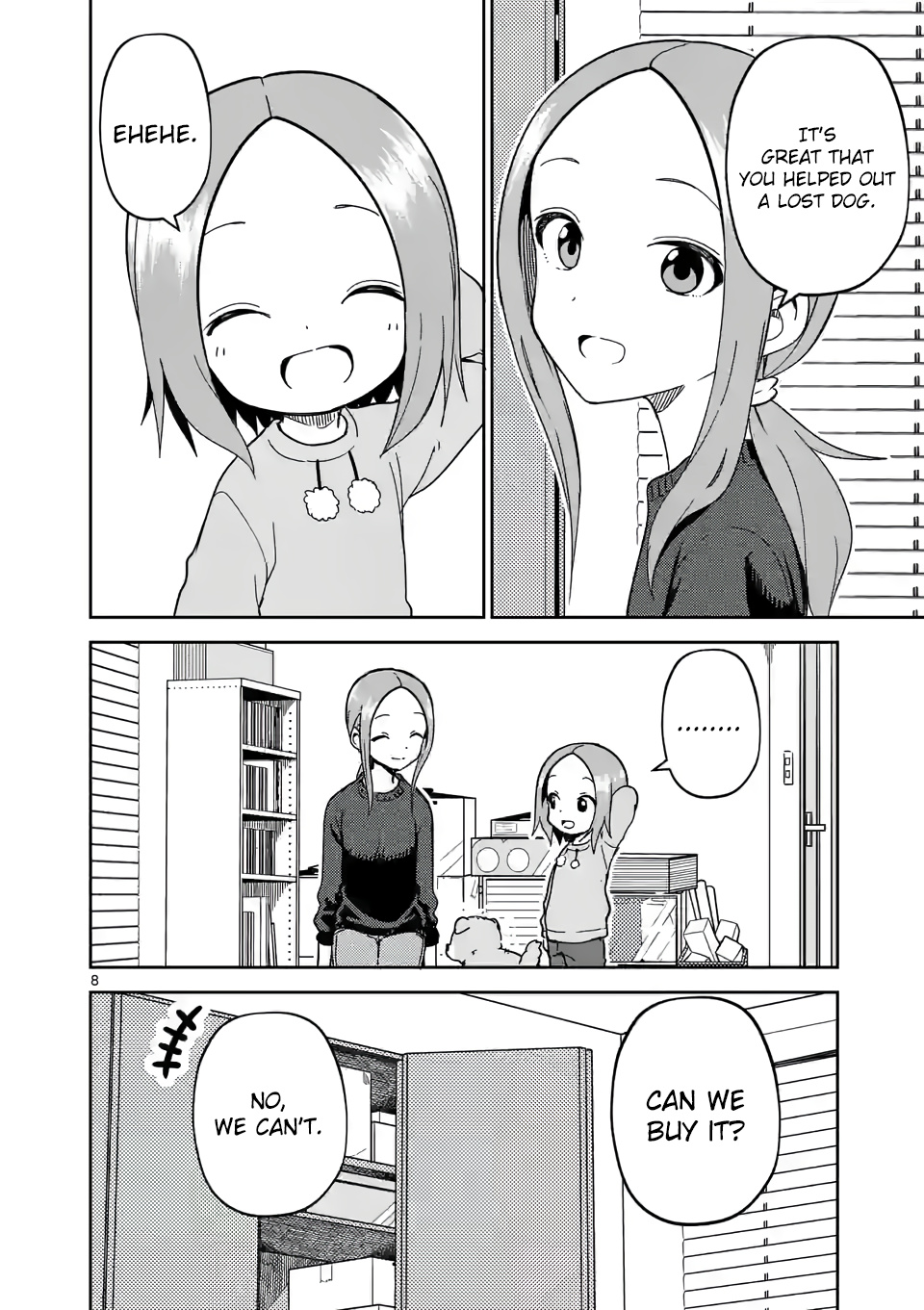 Karakai Jouzu no (Moto) Takagi-san chapter 212 - page 8